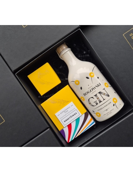 Pacchetto Bogowski vanilla – candela, spezie, gin.